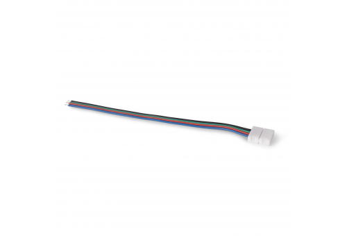 Avide LED Strip 12-24V male connector RGB-4 wire 10mm 155mm (10 pcs bag)