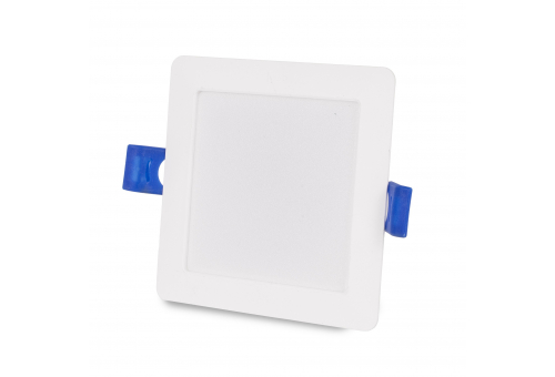 LED Ceiling Lamp Recessed Panel Square Plastic 5W WW