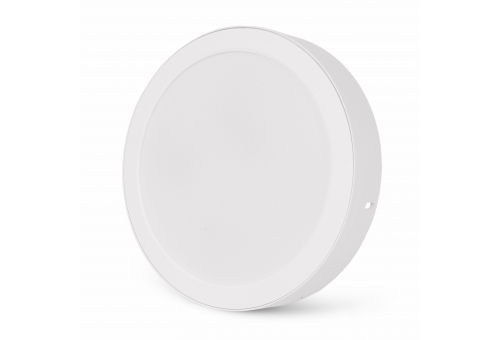 Plafonieră LED 15W NW 4000K aparentă rotundă plastic Avide